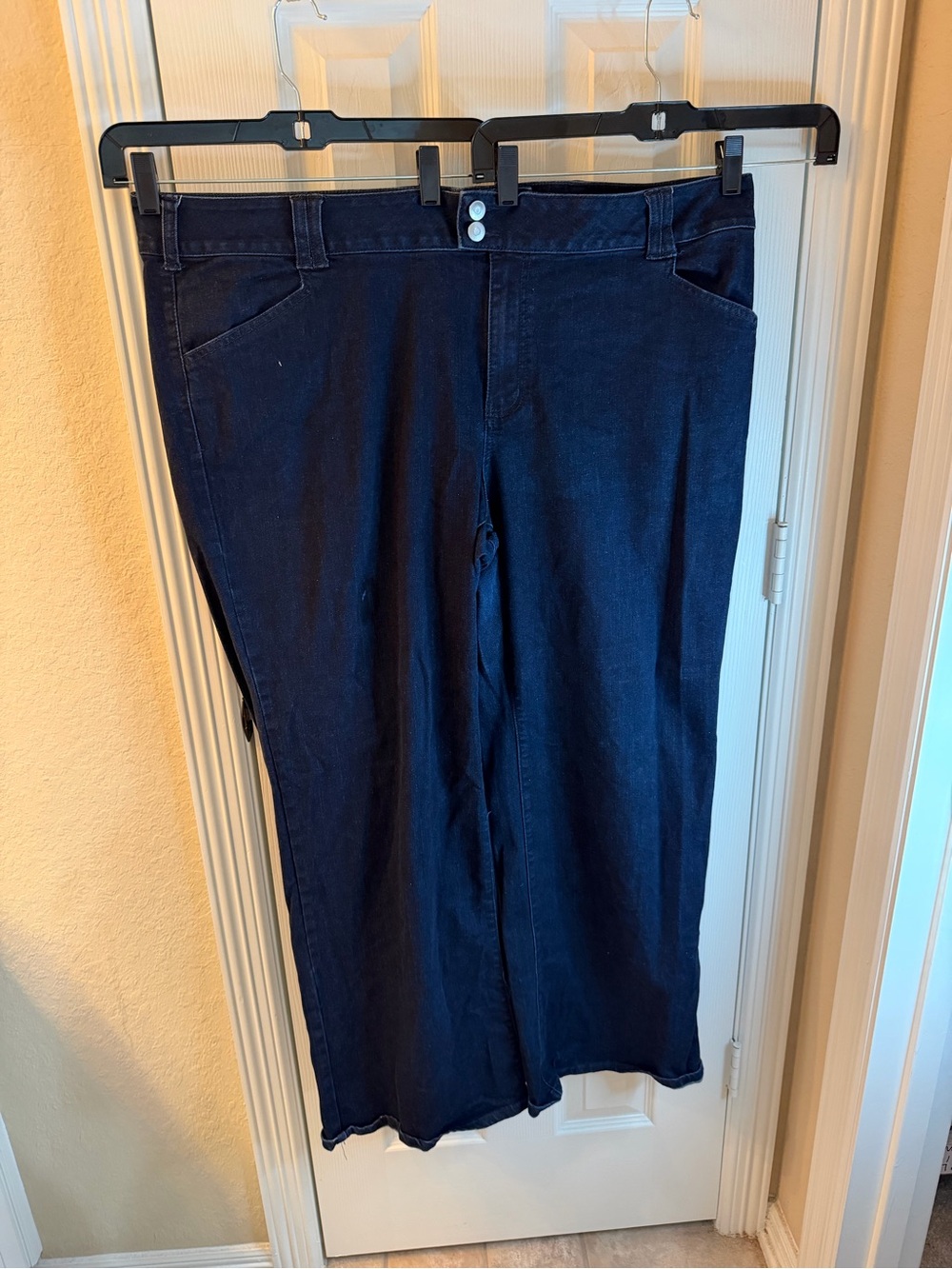 Lane Bryant Navy Straight Leg Jeans